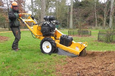 Carlton SP2010 stump grinder - image: HW